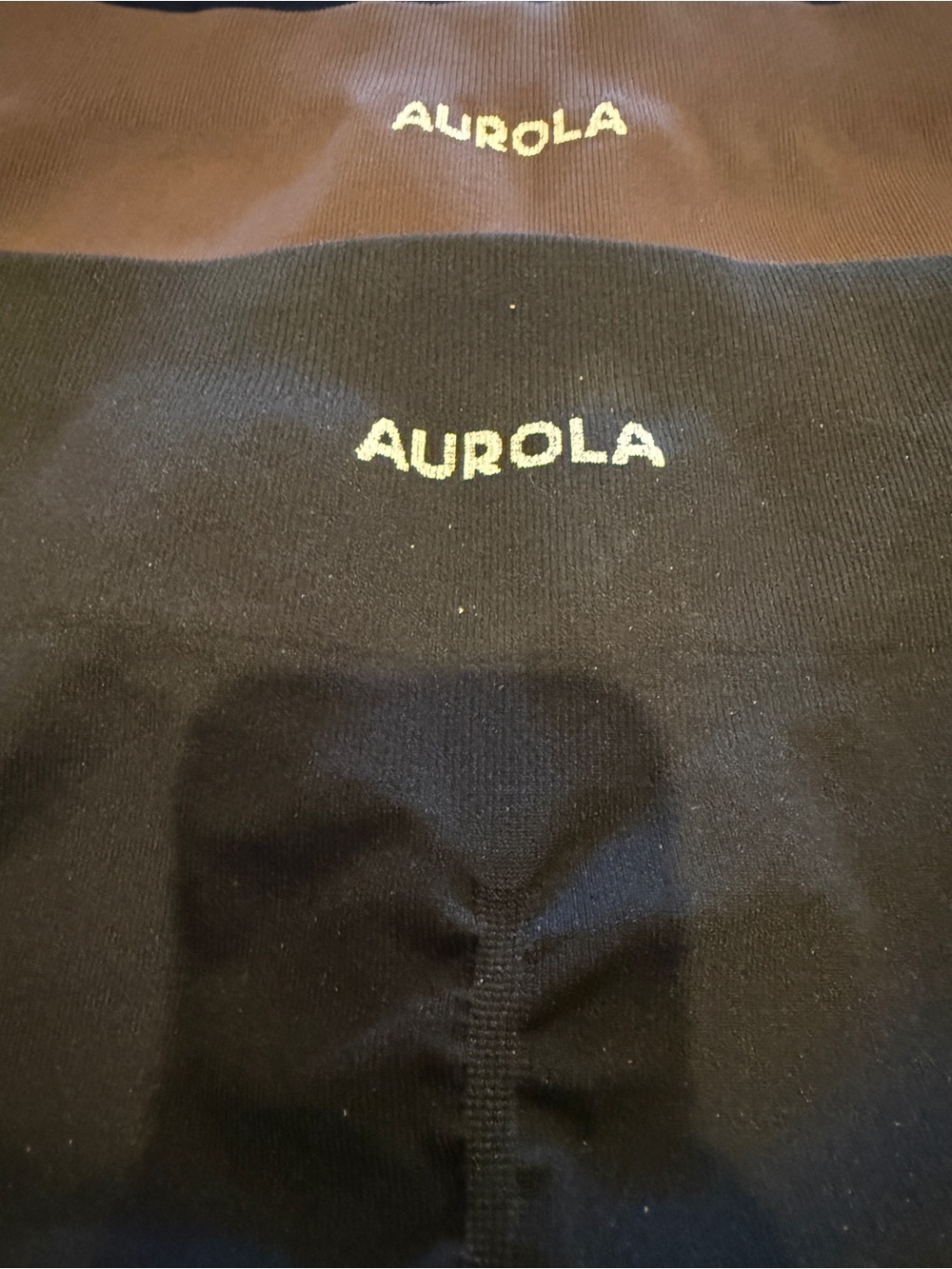 AUROLA Power Workout Shorts - Black, Brown, Navy (3-Pack) - Picture 2 of 4